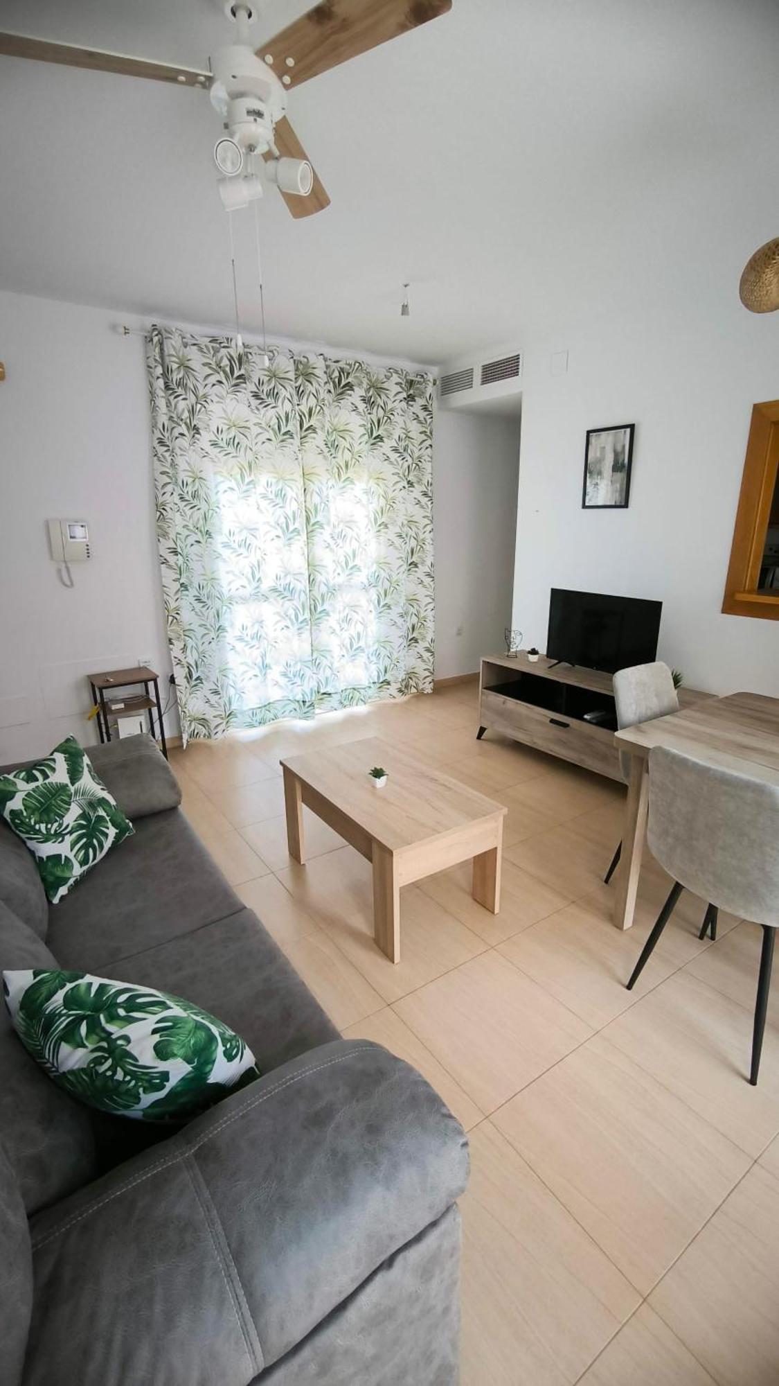 Apartamento Dos Habitaciones Con Piscina Y Gran Terraza Roquetas de Mar Exterior photo