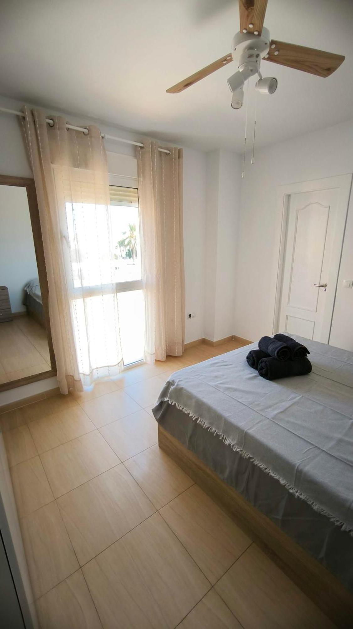 Apartamento Dos Habitaciones Con Piscina Y Gran Terraza Roquetas de Mar Exterior photo