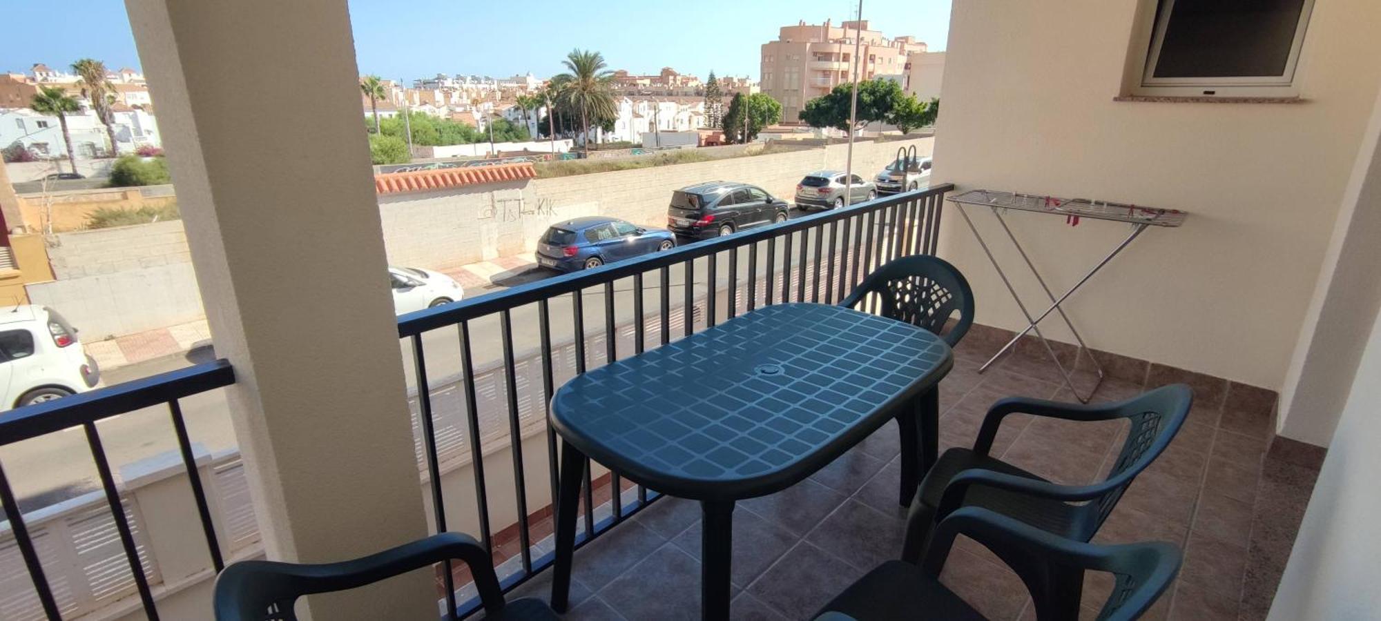 Apartamento Dos Habitaciones Con Piscina Y Gran Terraza Roquetas de Mar Exterior photo